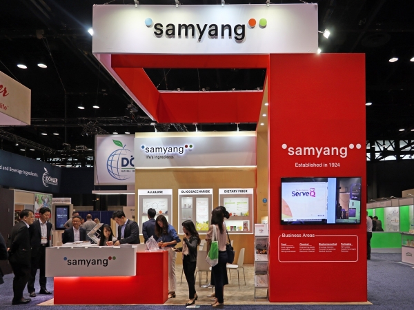 IFT 2018에 참가한 삼양사 부스 IFT 2018에 참가한 삼양사 부스